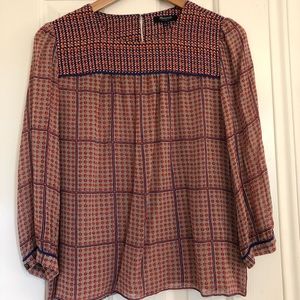 Madewell sheer blouse